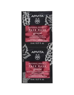 Apivita EXPRESS BEAUTY face mask grape line smoothing & firming