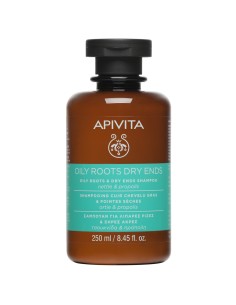 Apivita Oily roots & dry ends shampoo with nettle & propolis