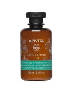 Apivita Refreshing Fig Shower Gel with Essential Oils