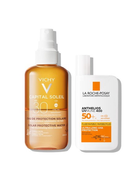 Vichy + La Roche-Posay Face and Body Sun protection Duo Vichy + La Roche-Posay Face and Body Sun protection Duo