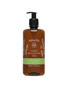 Apivita Tonic Mountain Tea Shower Gel with Essential Oils 2