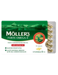 Mollers Omega 3 forte kapsule