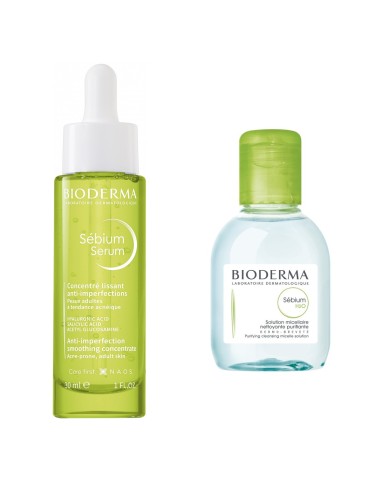 Bioderma Sebium serum + Sebium H2O micelarna voda Promo pakiranje