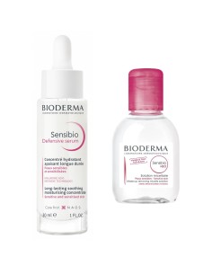 Bioderma Sensibio Defensive serum + Sensibio H2O Micelarna voda Promo pakiranje 2