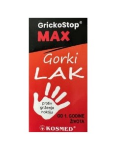 GrickoStop Max Bezbojni lak protiv griženja noktiju
