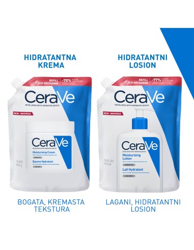 CeraVe Hidratantna krema za suhu do vrlo suhu kožu Refill