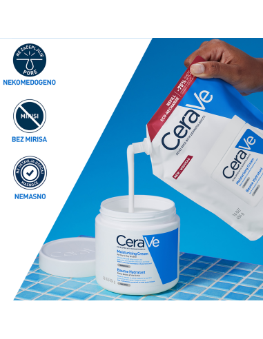 CeraVe Hidratantna krema za suhu do vrlo suhu kožu Refill