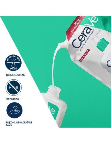 CeraVe Pjenušavi gel za čišćenje za normalnu do masnu kožu Refill