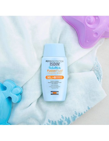 ISDIN FotoProtector Fusion Fluid Mineral Baby Pediatrics SPF50 ISDIN FotoProtector Fusion Fluid Mineral Baby Pediatrics SPF50