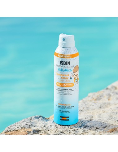 ISDIN FotoProtector Transparent Spray Pediatrics Wet Skin SPF50 dječji sprej