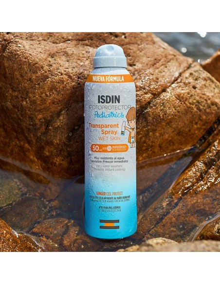 ISDIN FotoProtector Transparent Spray Pediatrics Wet Skin SPF50 dječji sprej