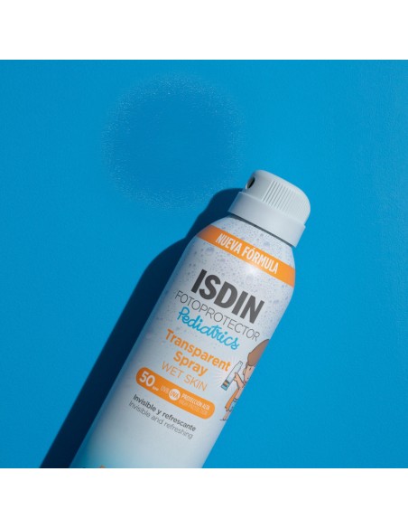 ISDIN FotoProtector Transparent Spray Pediatrics Wet Skin SPF50 dječji sprej