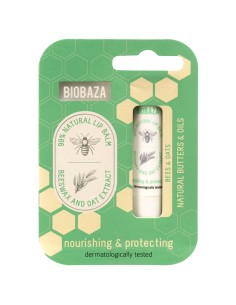Biobaza Bees & Oats Balzam za usne