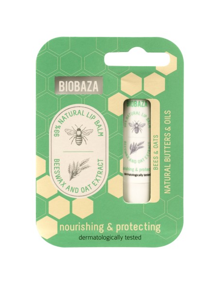 Biobaza Bees & Oats Balzam za usne
