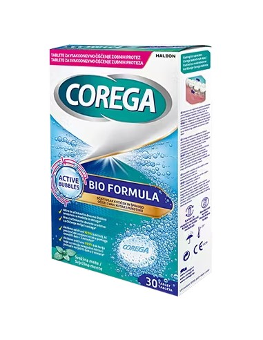 Corega Bio Formula Tablete za čišćenje zubnih proteza