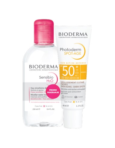 Bioderma Photoderm SPOT-AGE krema + Sensibio H2O Promo pakiranje