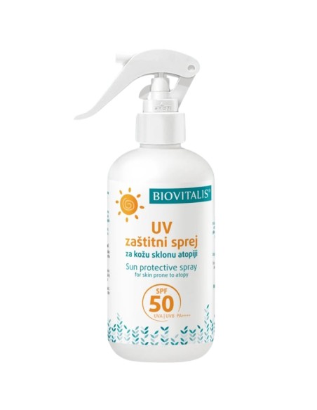 Biovitalis UV zaštitni sprej za kožu sklonu atopiji SPF 50 Biovitalis UV zaštitni sprej za kožu sklonu atopiji SPF 50