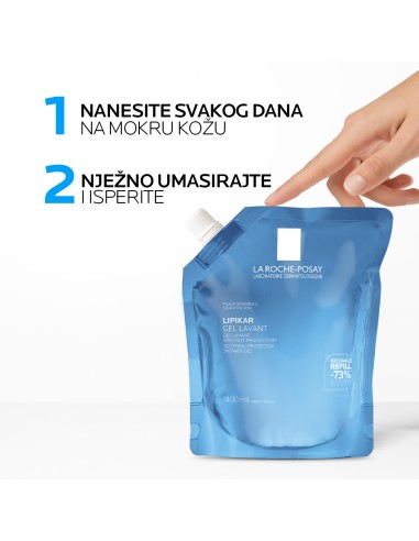La Roche-Posay Lipikar Gel Lavant Umirujući i zaštitni gel za tuširanje beba, djece i odraslih, za suhu kožu Refill La Roche-Posay Lipikar Gel Lavant Umirujući i zaštitni gel za tuširanje beba, djece i odraslih, za suhu kožu Refill