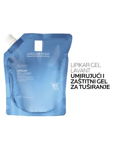 La Roche-Posay Lipikar Gel Lavant Umirujući i zaštitni gel za tuširanje beba, djece i odraslih, za suhu kožu Refill La Roche-Posay Lipikar Gel Lavant Umirujući i zaštitni gel za tuširanje beba, djece i odraslih, za suhu kožu Refill