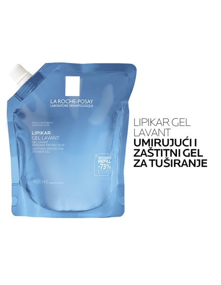 La Roche-Posay Lipikar Gel Lavant Umirujući i zaštitni gel za tuširanje beba, djece i odraslih, za suhu kožu Refill La Roche-Posay Lipikar Gel Lavant Umirujući i zaštitni gel za tuširanje beba, djece i odraslih, za suhu kožu Refill