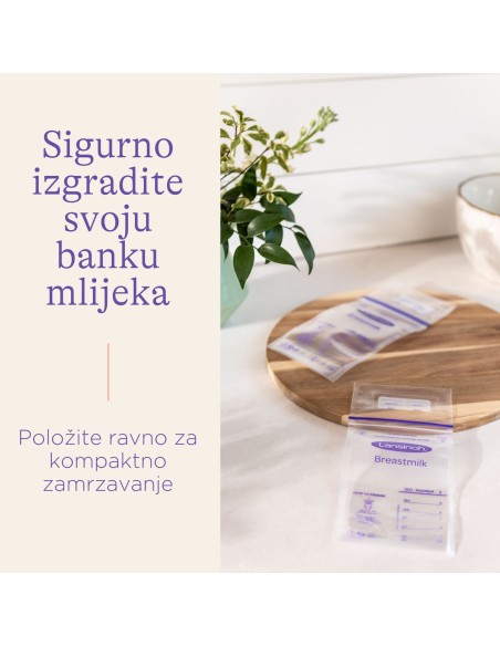 Lansinoh vrećice za čuvanje i zamrzavanje izdojenog mlijeka Lansinoh vrećice za čuvanje i zamrzavanje izdojenog mlijeka