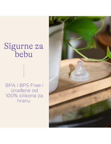 Lansinoh NaturalWave Sisač Duda za bočicu Srednji protok Lansinoh NaturalWave Sisač Duda za bočicu Srednji protok