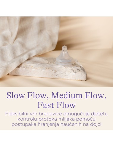 Lansinoh NaturalWave Sisač Duda za bočicu Srednji protok Lansinoh NaturalWave Sisač Duda za bočicu Srednji protok