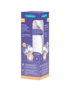 Lansinoh Staklena bočica za hranjenje s NaturalWave sisačem 2