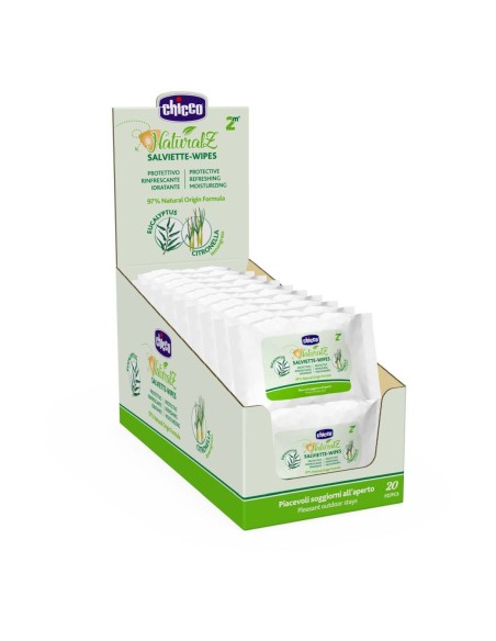 Chicco vlažne maramice Natural umirujuće i osvježavajuće 20u1
