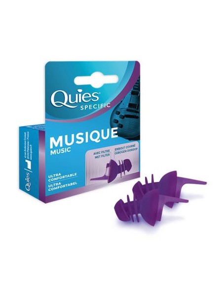 Quies Specific Musique Čepići za uši Glazba (18 dB)