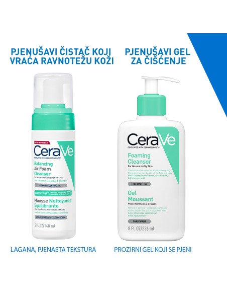 CeraVe Pjenušavi čistač koji vraća ravnotežu koži