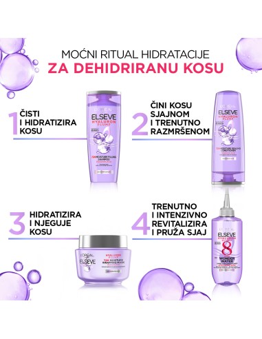 L'Oreal Paris Elseve Hyaluron Plump 8S Wonder Water tekući balzam 200ml za dehidriranu kosu