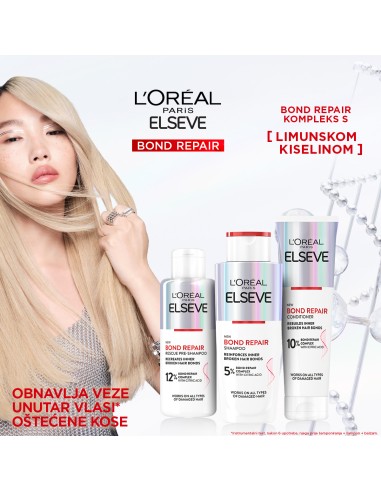 L'Oreal Paris Elseve Bond Repair Pre-Shampoo njega prije šamponiranja s regenerirajućim učinkom