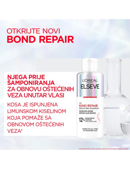 L'Oreal Paris Elseve Bond Repair Pre-Shampoo njega prije šamponiranja s regenerirajućim učinkom