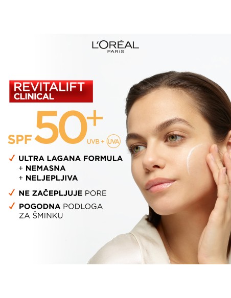 L'Oreal Paris Revitalift Clinical lagani dnevni fluid s UV zaštitom i vitaminom C L'Oreal Paris Revitalift Clinical lagani dnevni fluid s UV zaštitom i vitaminom C