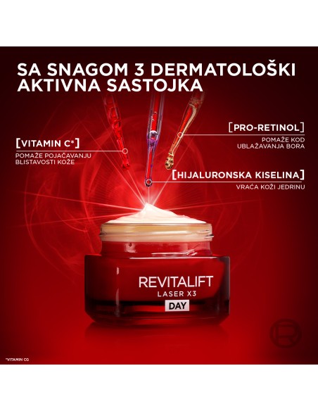 L'Óreal Paris Revitalift Laser Renew Dnevna krema protiv bora 50 ml L'Óreal Paris Revitalift Laser Renew Dnevna krema protiv bora 50 ml