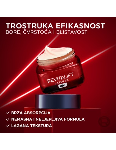 L'Óreal Paris Revitalift Laser Renew Dnevna krema protiv bora 50 ml L'Óreal Paris Revitalift Laser Renew Dnevna krema protiv bora 50 ml