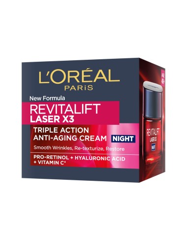 L'Oreal Paris Revitalift Laser Renew Noćna krema-maska protiv bora 50 ml L'Oreal Paris Revitalift Laser Renew Noćna krema-maska protiv bora 50 ml