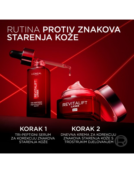 L’Oreal Paris Revitalift Laser Tri-peptidni serum za korekciju znakova starenja, 30ml L’Oreal Paris Revitalift Laser Tri-peptidni serum za korekciju znakova starenja, 30ml