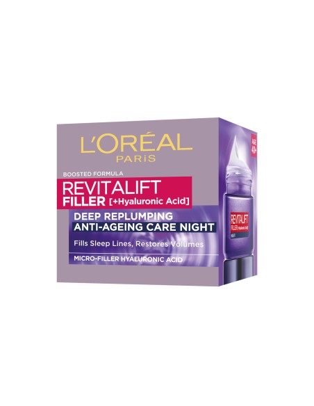 L'Oreal Paris Revitalift Filler Noćna krema protiv bora 50 ml