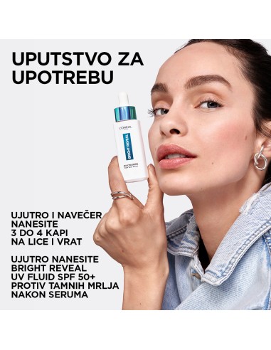 L'Oreal Paris Bright Reveal niacinamid serum protiv tamnih mrlja 30ml L'Oreal Paris Bright Reveal niacinamid serum protiv tamnih mrlja 30ml