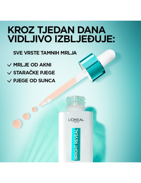 L'Oreal Paris Bright Reveal niacinamid serum protiv tamnih mrlja 30ml L'Oreal Paris Bright Reveal niacinamid serum protiv tamnih mrlja 30ml