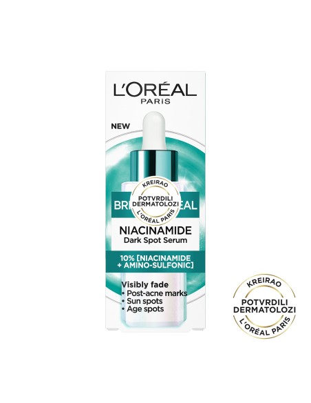 L'Oreal Paris Bright Reveal niacinamid serum protiv tamnih mrlja 30ml L'Oreal Paris Bright Reveal niacinamid serum protiv tamnih mrlja 30ml
