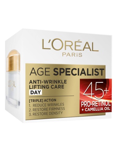 L'Oreal Paris Age Specialist Anti-Wrinkle 45+ Dnevna njega protiv bora 50 ml L'Oreal Paris Age Specialist Anti-Wrinkle 45+ Dnevna njega protiv bora 50 ml