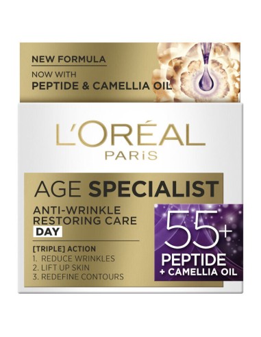 L'Oreal Paris Age Specialist Anti-Wrinkle 55+ Dnevna njega za obnavljanje kože 50 ml