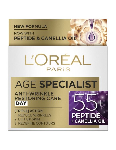L'Oreal Paris Age Specialist Anti-Wrinkle 55+ Dnevna njega za obnavljanje kože 50 ml L'Oreal Paris Age Specialist Anti-Wrinkle 55+ Dnevna njega za obnavljanje kože 50 ml