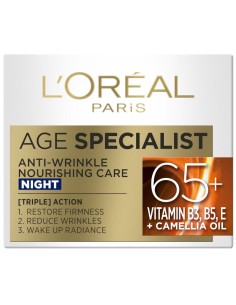 L'Oreal Paris Age Specialist Anti-Wrinkle 65+ Noćna njega protiv bora 50 ml