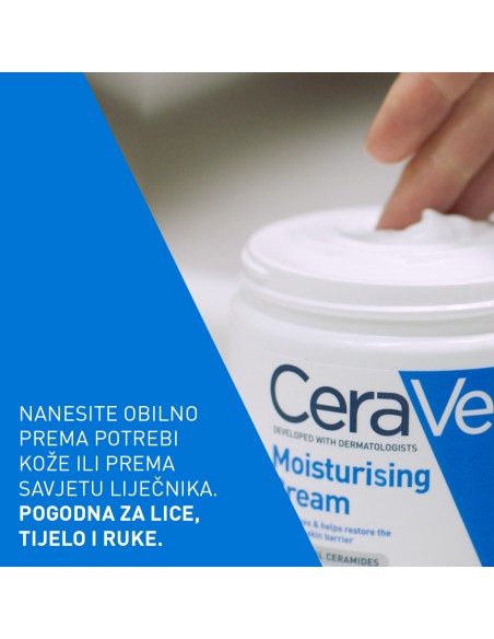 CeraVe Hidratantna krema + eko pakiranje za suhu do jako suhu kožu