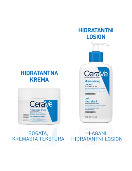 CeraVe Hidratantna krema + eko pakiranje za suhu do jako suhu kožu