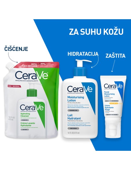 CeraVe Hidratantna emulzija za čišćenje za normalnu do suhu kožu Refill